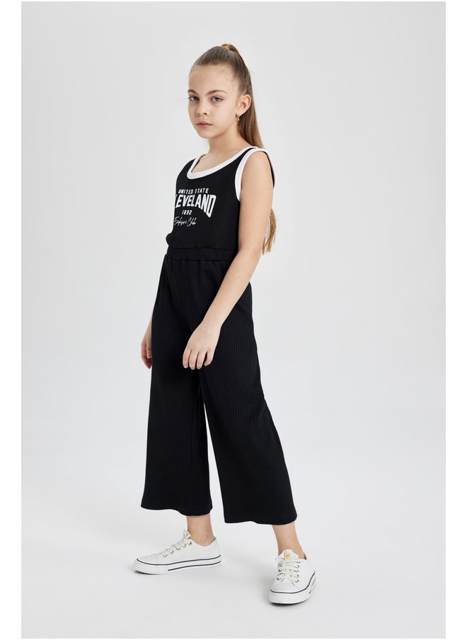 DeFacto Girl Regular Fit Sleeveless Jump Suit  - Image 5