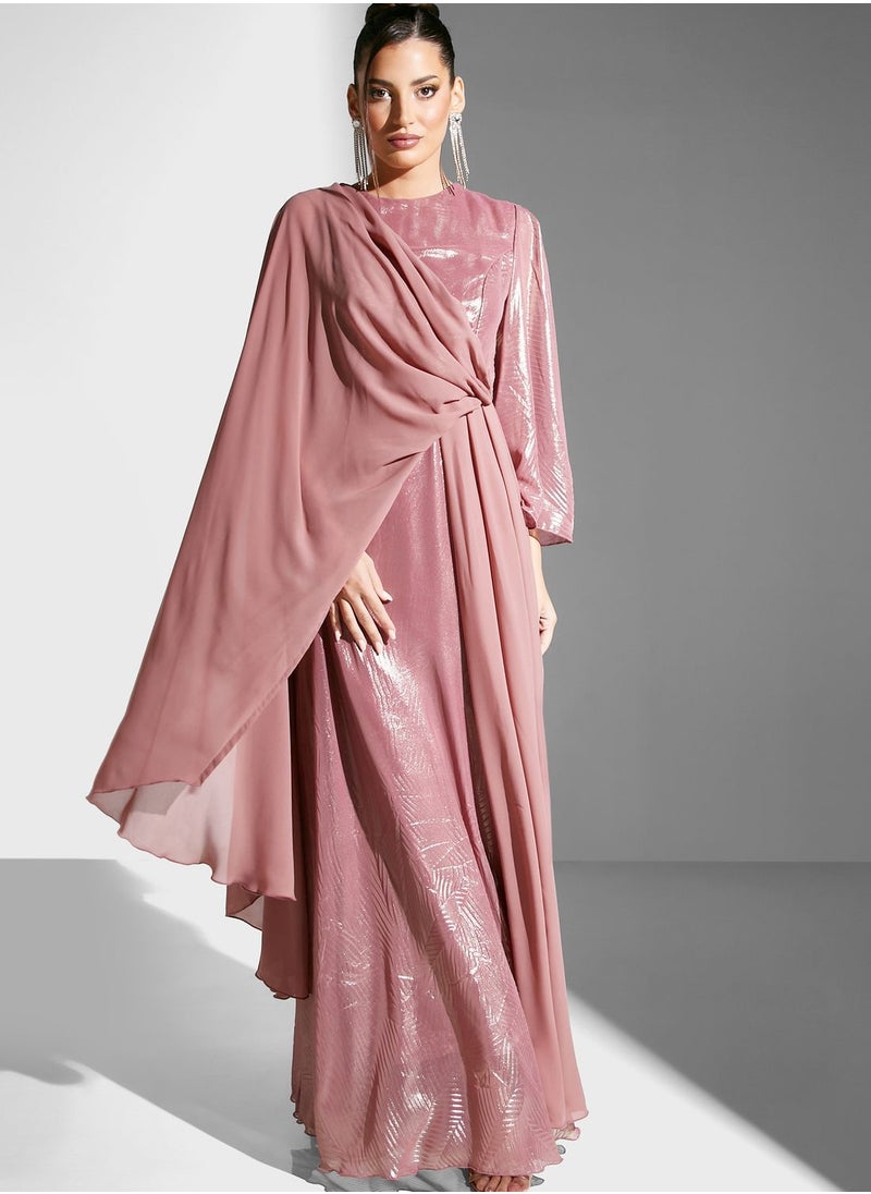 Namshi x - Gown With Draped Sleeve - Image 1
