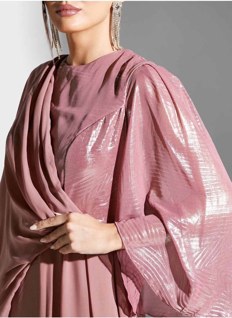Namshi x - Gown With Draped Sleeve - Image 1