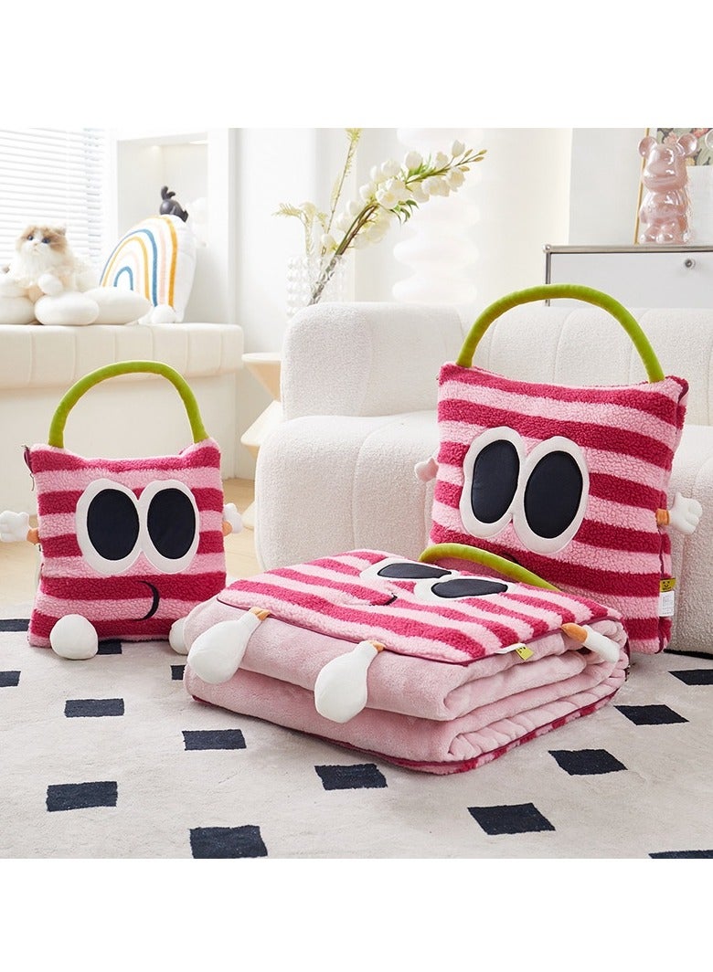Pillow And Blanket Can Be Used For Both Car And Sofa Cushions, Suitable For Travel, Airplanes, Trains, Beds, Offices, And Rest  - Image 1