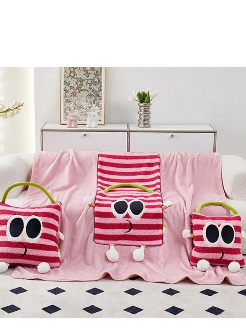 Pillow And Blanket Can Be Used For Both Car And Sofa Cushions, Suitable For Travel, Airplanes, Trains, Beds, Offices, And Rest  - Image 2