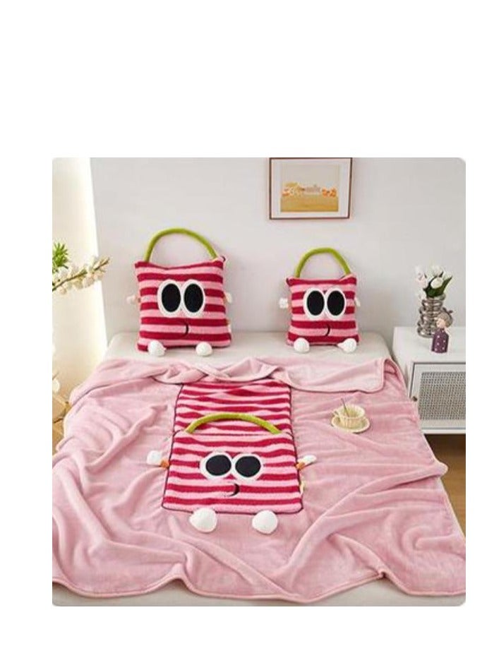 Pillow And Blanket Can Be Used For Both Car And Sofa Cushions, Suitable For Travel, Airplanes, Trains, Beds, Offices, And Rest  - Image 3