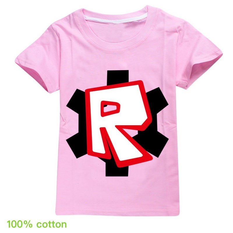 Foreign trade children's clothing children's cotton cartoon short-sleeved T-shirt trendy 2023 new boys' and girls' summer half-sleeved top T-shirt - Image 1
