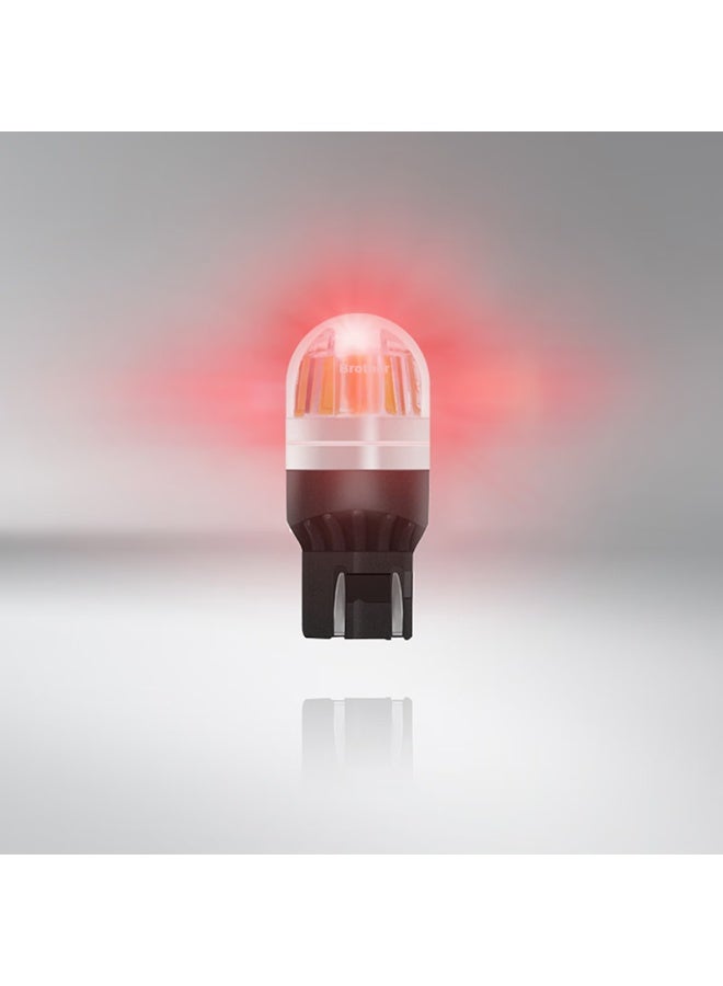 OSRAM ضوء سيارة LED W21/5W ضوء فرامل ضوء عكسي ضوء إشارة الانعطاف لمبة السيارة ضوء مساعد 9715R T20 خيوط مزدوجة ضوء أحمر 12V2W/0.2W (عبوة من اثنين) - Image 5