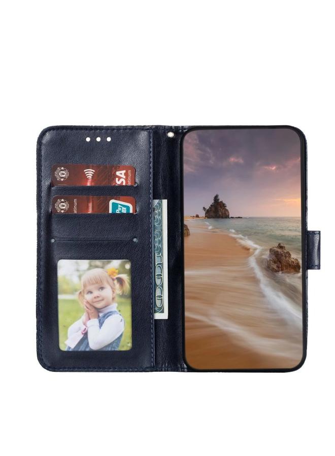 اس-توب جراب لهاتف Samsung Galaxy A24 5G جراب هاتف جلدي قلاب منقوش عليه زهور الدانتيل - Image 4