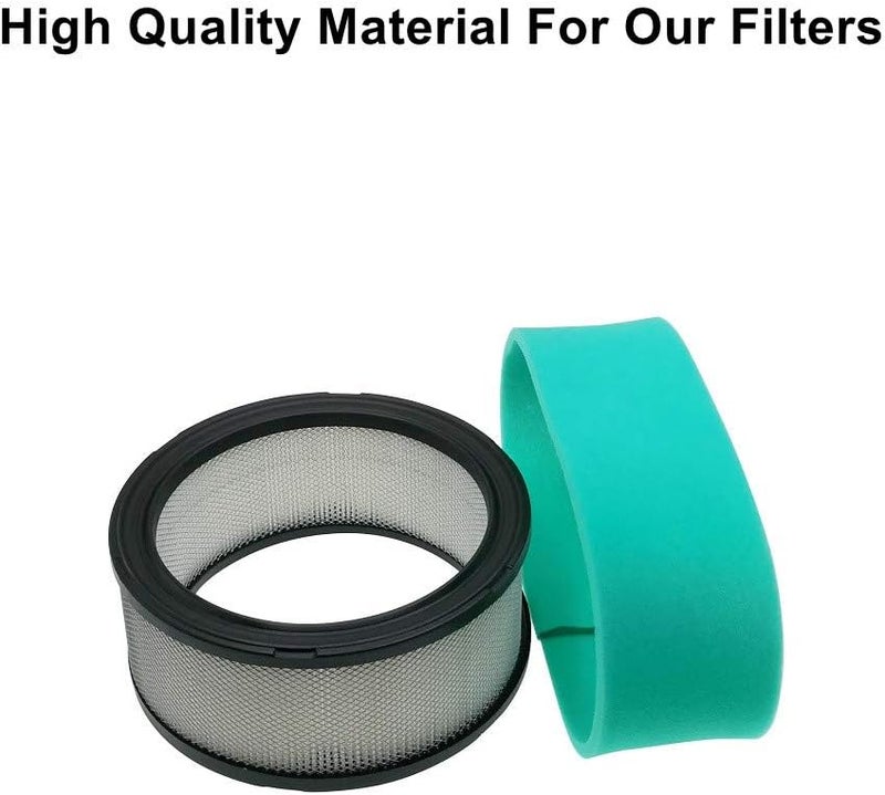 MOWFILL 24 083 03-S Air Filter With 24 083 05-S Pre Filter Replace for Kohler 24 083 03 24 883 03-S1 2488303 2408303 21536400 John Deere GY20576 Fits CH18-CH25 CV18-CV25 CH730-CH740 CV675-CV740 - Image 1