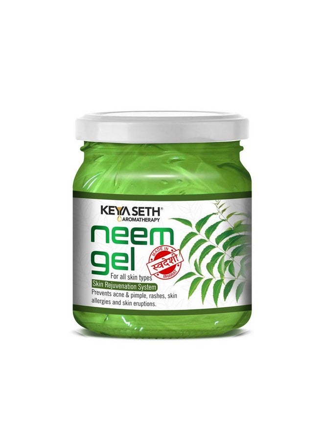Keya Seth Aromatherapy Keya Seth Aromatherapy Neem Gel Moisturizer For Oily & Sensitive Skin Prevents Acne & Pimple Rashes Skin Allergies & Skin Eruption With Pure Neem Extract 190Gm  - Image 1