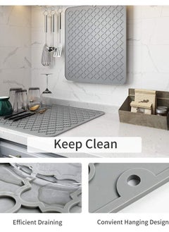 Silicone Drying Mat for Kitchen Countertops, 12 X 16 In, Kitchen Drying Mat (Grey) - pzsku/ZDCAA977ADDBF10BE7BA5Z/45/_/1677576601/1414798b-ee29-477d-b5a7-3827ec7ecc6d