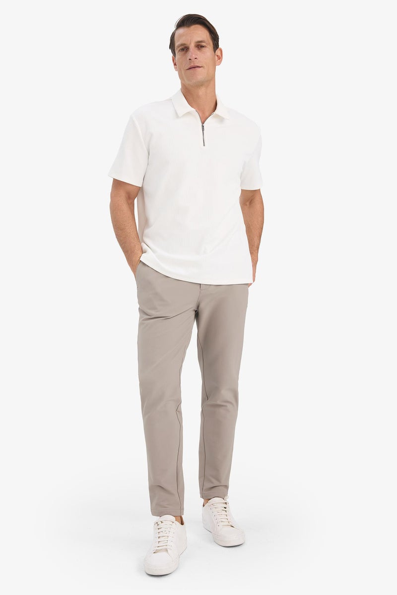 DeFacto Grey Man Jogger Ankle Length Trousers Casual - Image 1