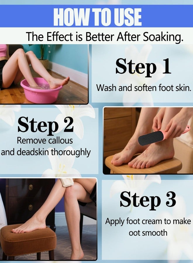 Maeysiph Nano Glass Foot File, Callus Remover for Feet, Wet and Dry Feet Dead Skin Remover, Durable Foot Scrubber, Double-Sided Safe Hygienic Pedicure Tools for Feet, Long Lasting Foot Care Soft Smooth Feet - Image 5