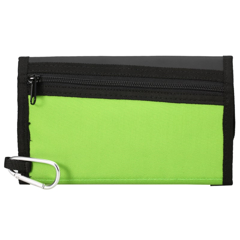 iLure Fishing Bag Zippered Pockets Anti-Tear Water-Resistant Oxford Fabric Transparent Pockets - 6 Transparent Pockets for Soft Lures Compact Storage for Fishing Accessory - Image 4