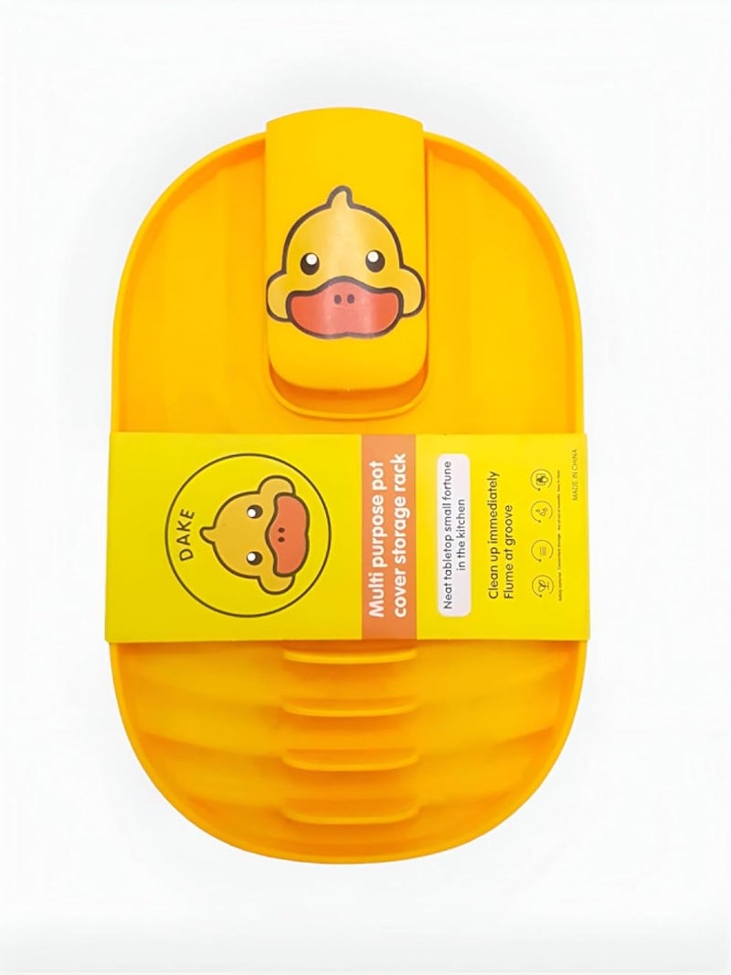 Whimsical Storage - This Duck-shaped spoon and lid holder is perfect for maintaining a tidy kitchen, combining functionality with a fun design that brightens your space.
