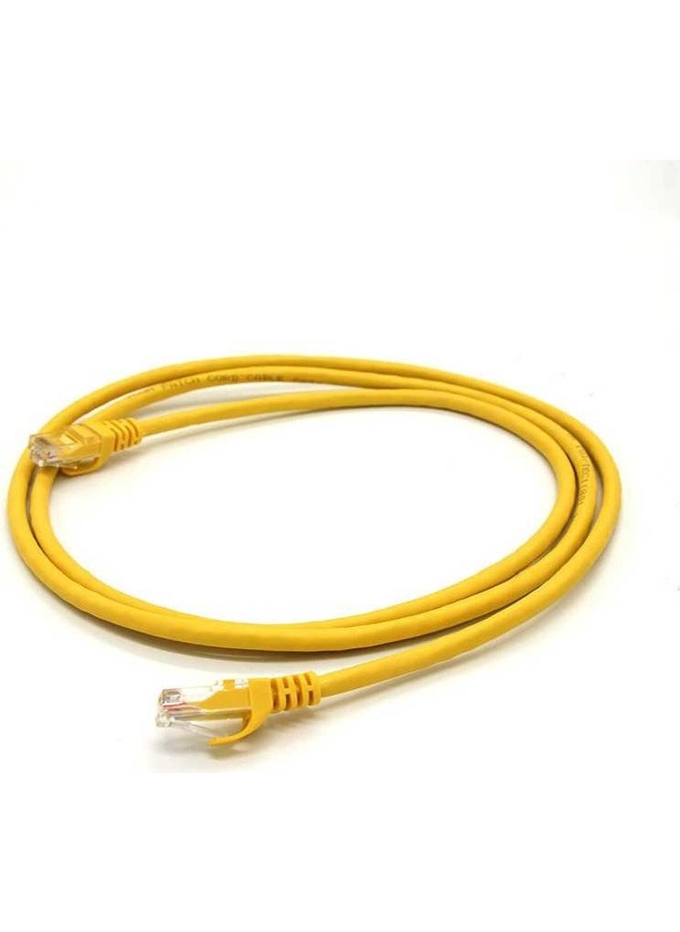 Vcom - NP611B-Y-1.0 Cat6 1.0MT Yellow Utp Patch Cable - Image 1