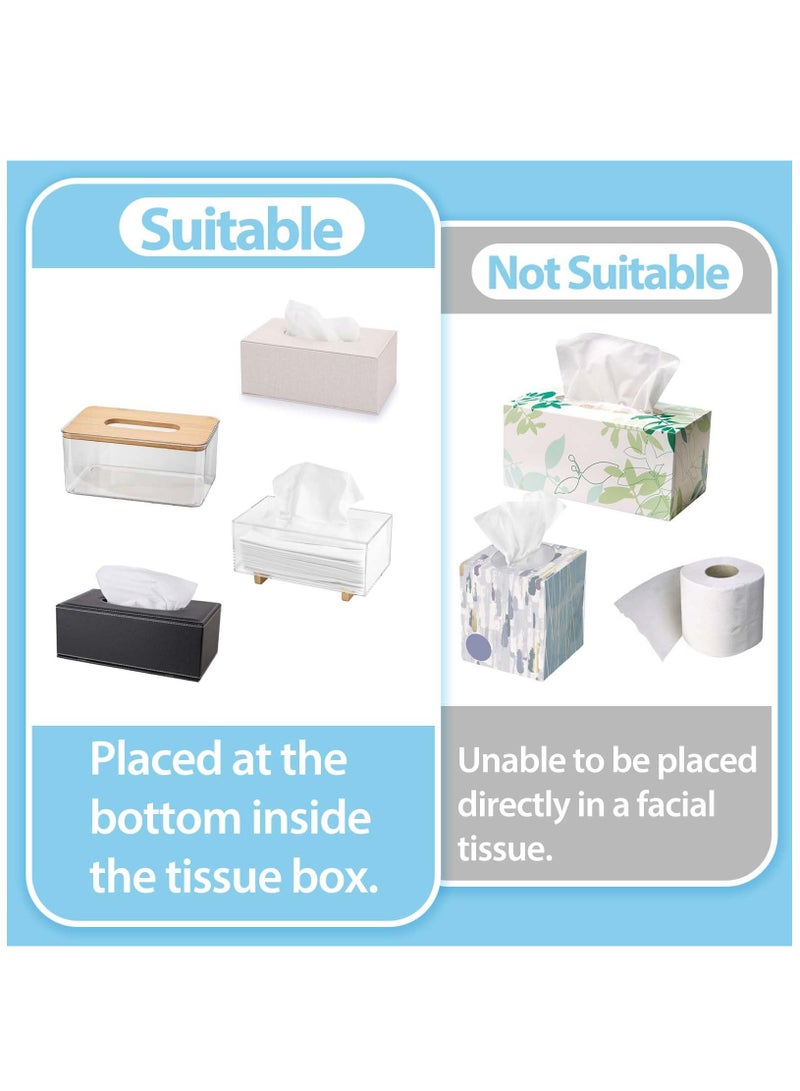 KASTWAVE Tissue Box Holder Spring Support, Facial Tissue Box Cover Automatic Lifting Spring Bracket, Car Tissue Dispenser Holder for Tabletop Bathroom Office Kitchen Toilet - Yellow Biscuits 4pcs - Image 3