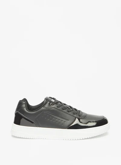 LBL by Shoexpress Men's Textured Casual Shoes Sneakers With Lace-Up Closure