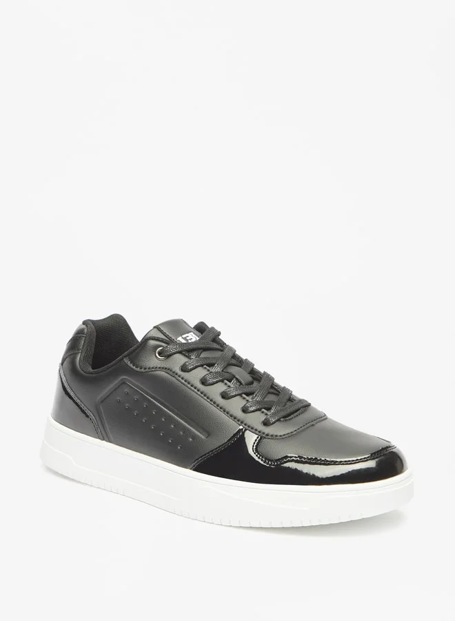 LBL by Shoexpress Men's Textured Casual Shoes Sneakers With Lace-Up Closure