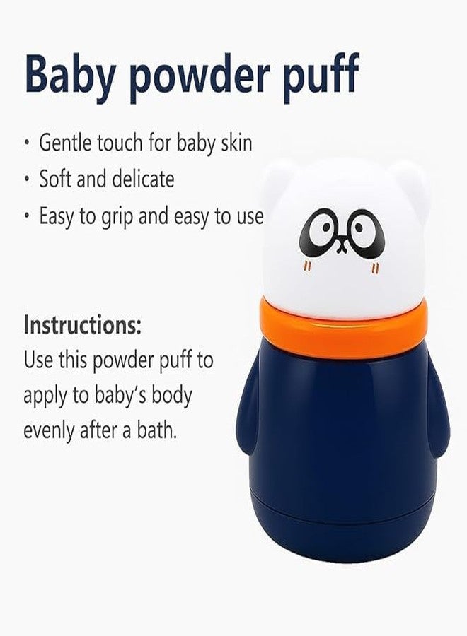 Ephemeral Abhiyant Panda Baby Powder Puff | Baby Powder Puff With Box | Powder Puff With Box Holder Container | Powder Puff For Babies | Puff Powder Box Assorted Color) PACK OF 1 - Image 5