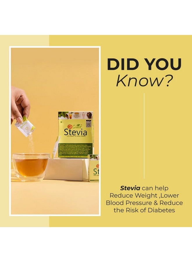 So Sweet So Sweet 100% Natural Sweetener, Sugar-Free Stevia 50 Sachets + 20ml Liquid (400 Drops), Zero-Calorie Sweetener, Perfect for Diabetics, Keto Diets, and Weight Management (Pack of 1)  - Image 3