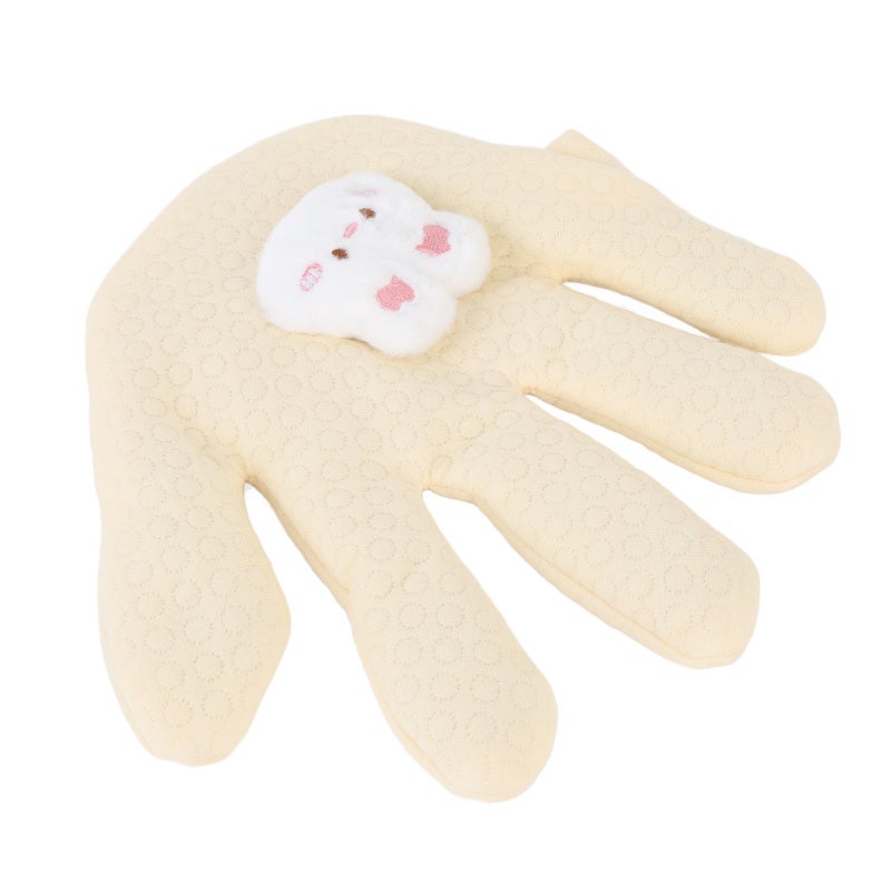 Infant Sleep Palm Hand Shape Glove Pillow Semen Cassiae Filling Parent Child Interaction Doll Toy for Cuddling Sleeping Beige - Image 3