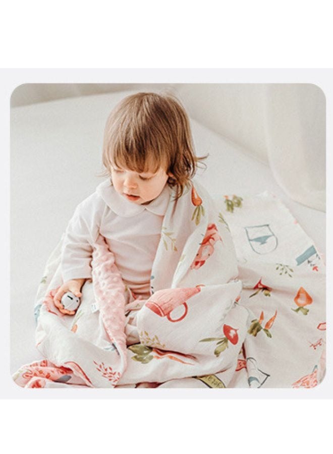 EMXEE Baby Blanket, Soft Baby Blanket for Girl and Boy, Toddler Baby Newborn Plush Dot Security Blanket for Nursery Stroller Infant Crib Blanket - Image 4