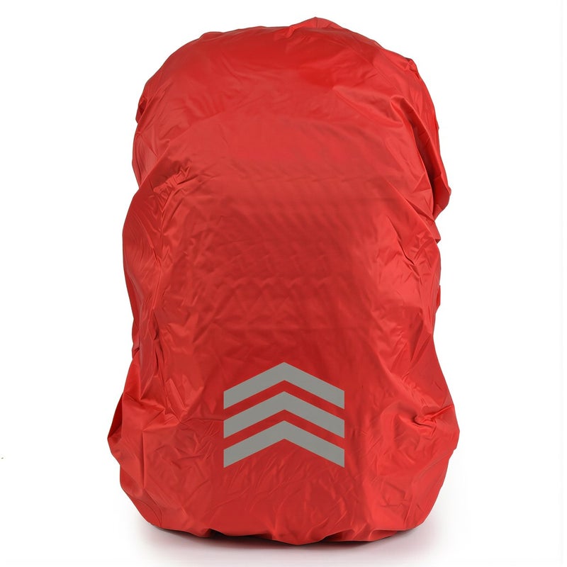 Backpack Rain Cover for Kids Students Cycling Commute Reflective 8-17L Black - Image 1