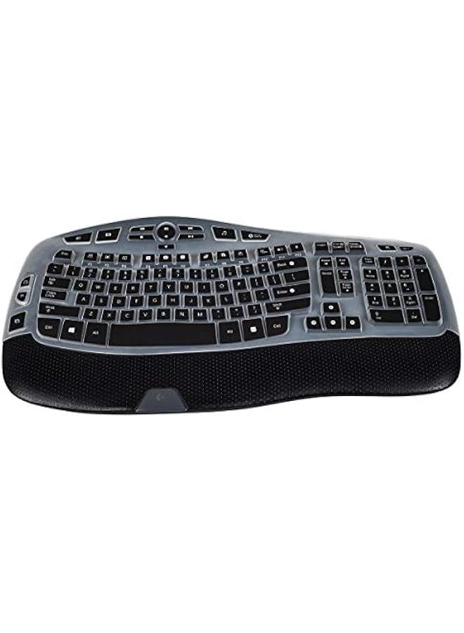 Silicone Keyboard Protector Skin for Logitech K350 MK550 MK570 Wireless Wave Keyboard - Accessories - Image 2