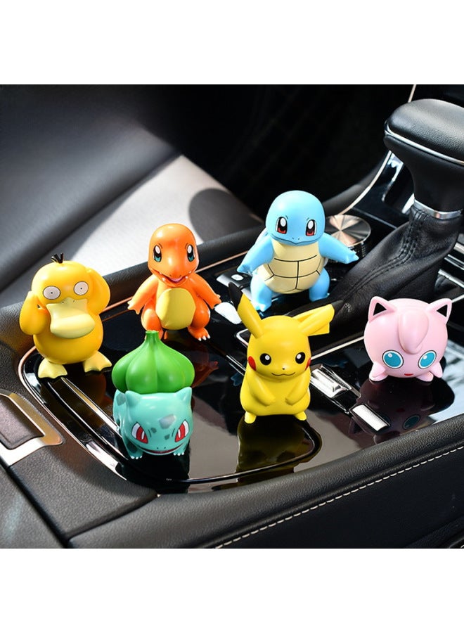 Genuine Baokemeng Series Ornaments Trendy Blind Box Pokémon Car Pikachu Model Doll Hand Toy-Color:Genuine BaoKemeng Lanyard-Jenny Turtle ] - Image 4