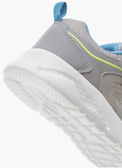 Dash Panelled Sneakers with Hook and Loop Closure  - Image 5