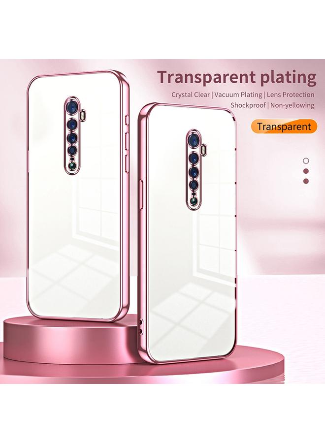 S-TOP Case For OPPO Reno2 Transparent Plating Fine Hole Phone Case - Image 2