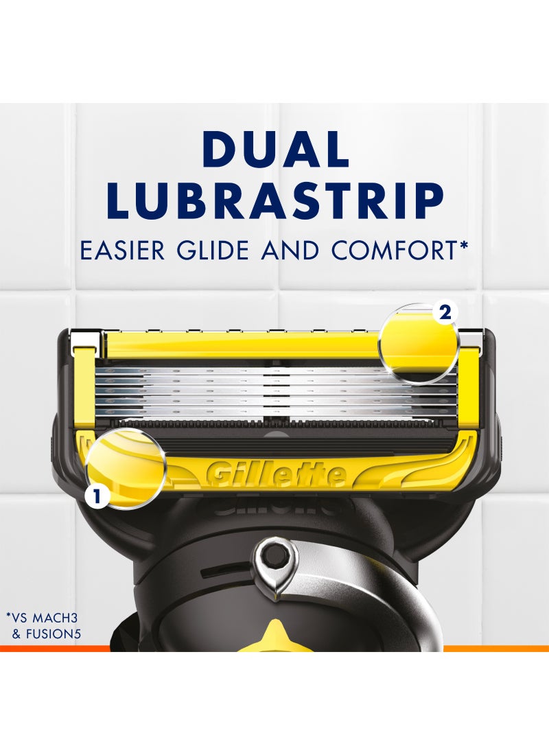 Gillette شفرة حلاقة فوزن بدي للرجال: مقبض + 2 شفرات قابلة للتعبئة - Image 3