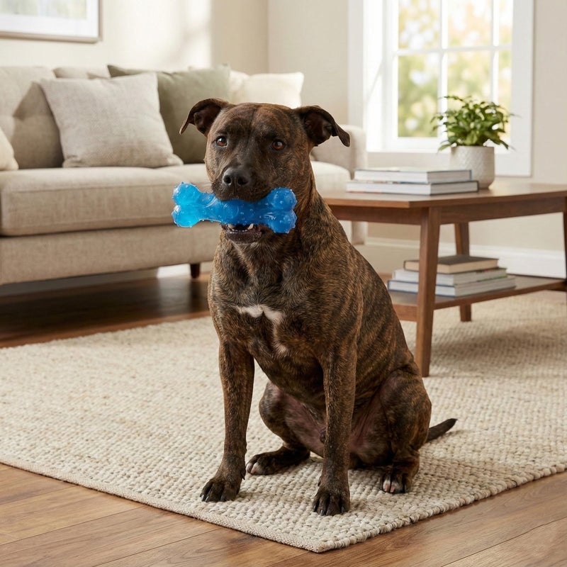 SPOT Play Strong Scent-sations Bone - Scent-Infused, Strong, Durable TPR Rubber, Heavy Duty Dog Toys for Aggressive Chewers up to 45lbs, Perfect for Puppies & Medium Breeds, 6in, Bacon Flavored - Image 4