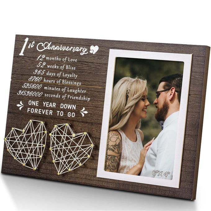 WEDDING FRAME FOR COUPLES PICTURE FRAME MARRIAGE PICTURE CLIP FRAME GIFTS FOR COUPLE ANNIVERSARY