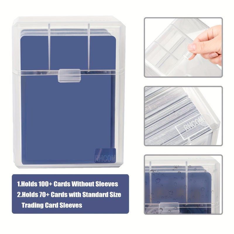 Black 6 Card Boxes for Trading Cards Fits 90 MTG Sports Cards - Image 4