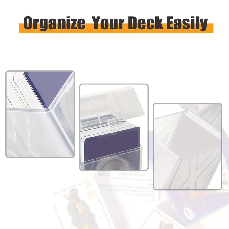 Black 6 Card Boxes for Trading Cards Fits 90 MTG Sports Cards - Image 5