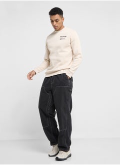Only & Sons Spatrick Regualer Fit Crew Ncek Sweatshirt  - Image 4