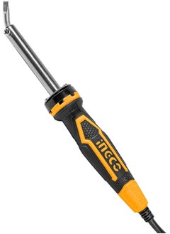 INGCO 60W Portable Professional Compact Electric Soldering Iron With Flat Head Yellow  - Image 1