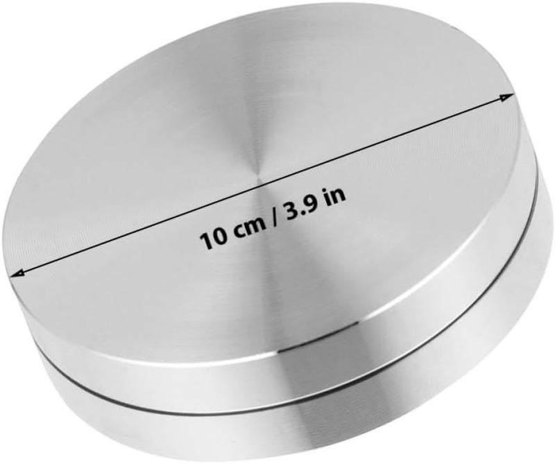 Ciieeo Aluminium Alloy Turntable Bearings Rotating Tray Base Φ100mm X 18mm Swivel Cake Decorating Stand for Baking and Display - Image 2
