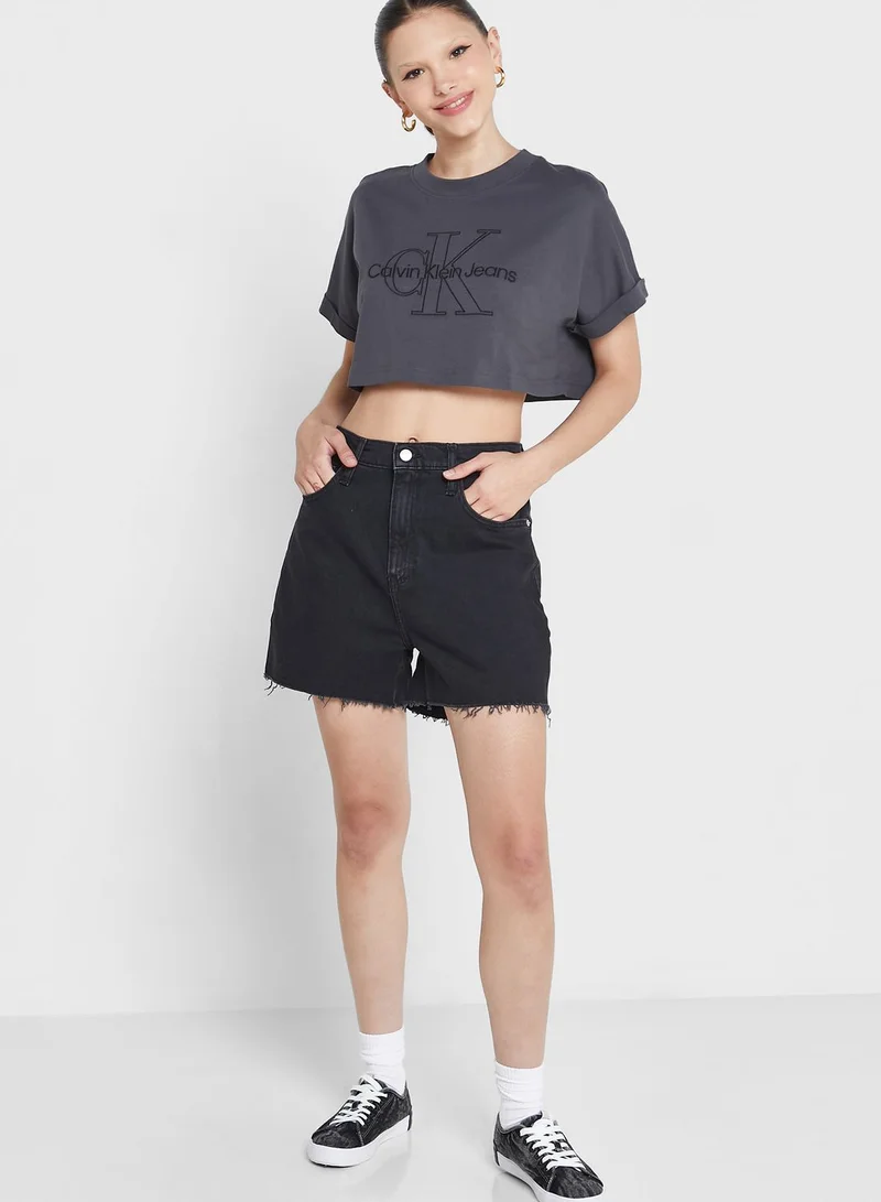Calvin Klein Jeans High Waist Shorts