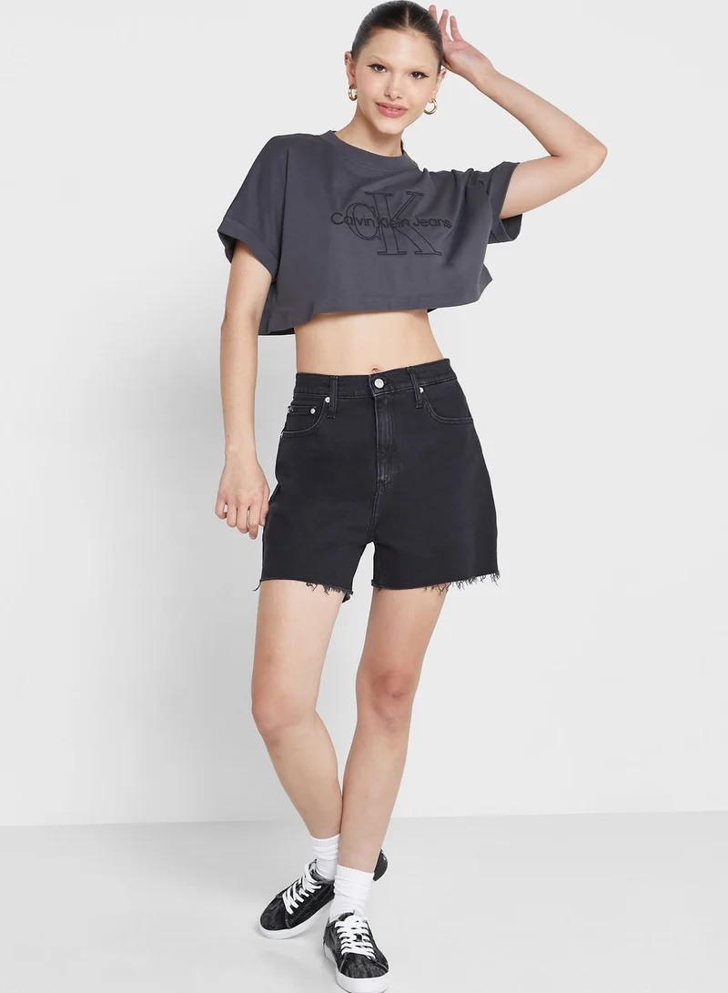 Calvin Klein Jeans High Waist Shorts