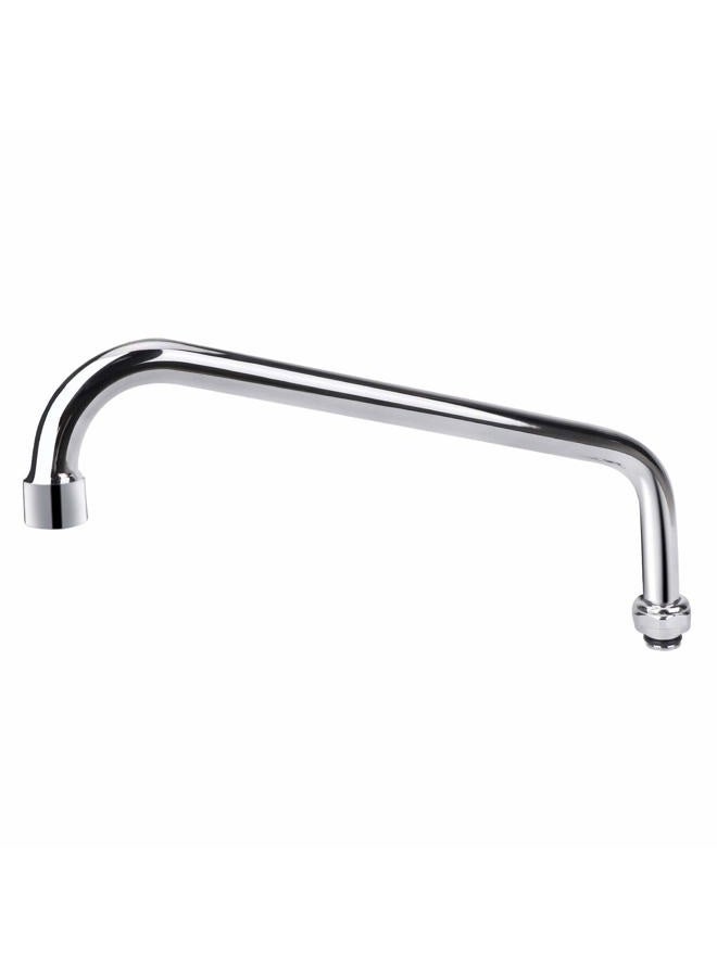 KWODE 14” Swivel Spout Replacement Kit for Commercial Kitchen Sink Faucet with Swing Nozzle Stainless Steel Add-on Spout Chrome Polished Finish(Connector Size is M25*1.25MM) - Image 1