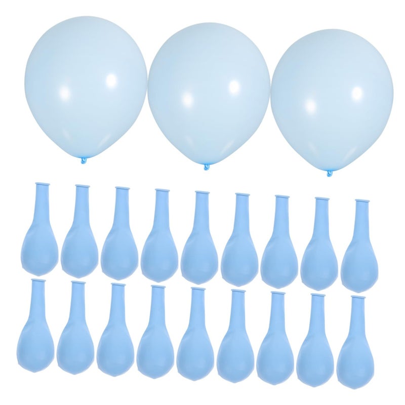Neon Blue Balloons Set of 100 for Birthday Party Wedding Decoration Photo Props - Image 2