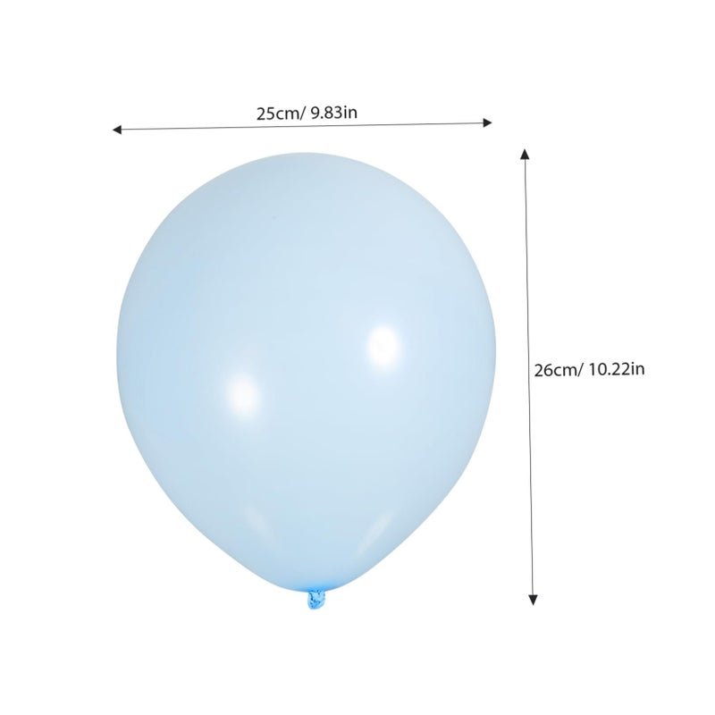Neon Blue Balloons Set of 100 for Birthday Party Wedding Decoration Photo Props - Image 3