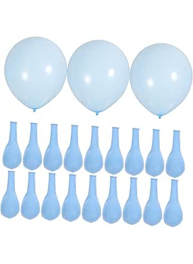 Neon Blue Balloons Set of 100 for Birthday Party Wedding Decoration Photo Props - Image 1