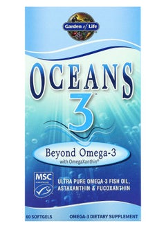 Oceans 3™ Beyond Omega-3 with OmegaXanthin™ 60 Softgels
