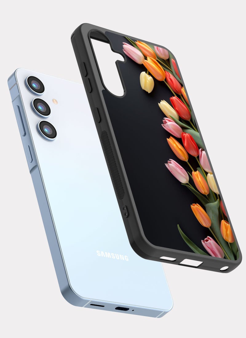 بكسلات كفر سامسونج جالكسي ايه 55 ورود متعدد الالوان - Image 2