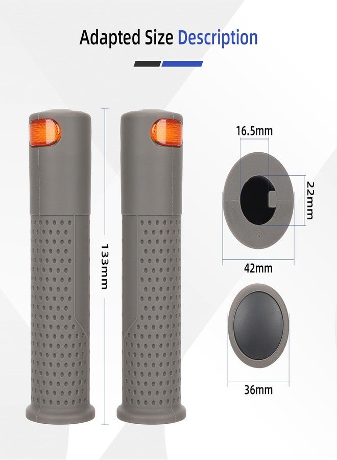ulip E Scooter Turn Signal, USB Rechargeable Scooter Handle Grips,Smart Handlebar Warning Light with Remote Control, Waterproof Compatible with XIAOMI M365/Pro2/1S Ninebot G30/ES1/ES2/ES4 - Image 4
