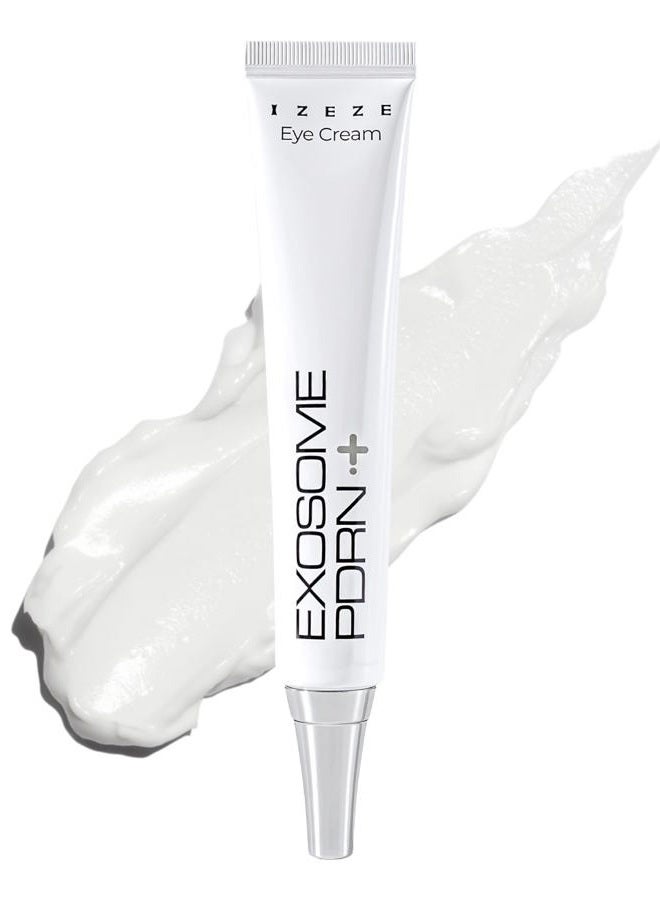 IZEZE Exosome PDRN Firming Eye Cream | Pdrn Eye Cream, Eye Firming Cream, Korean Eye Cream for Dark Circles, Wrinkle Treatment, Firming, Lifting, Under Eye Bags, Nasolabial Fold and Neck, 1.01 fl.oz - Image 1
