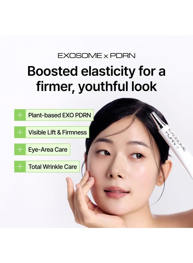 IZEZE Exosome PDRN Firming Eye Cream | Pdrn Eye Cream, Eye Firming Cream, Korean Eye Cream for Dark Circles, Wrinkle Treatment, Firming, Lifting, Under Eye Bags, Nasolabial Fold and Neck, 1.01 fl.oz - Image 2
