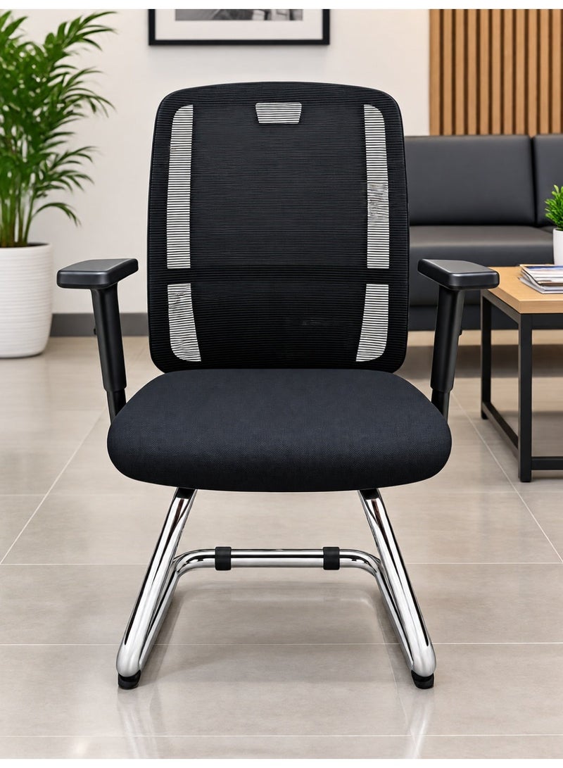 Rama Office Furniture RAMA® 801B Reception & Waiting Chair – Modern Office Guest Chair. - Image 1