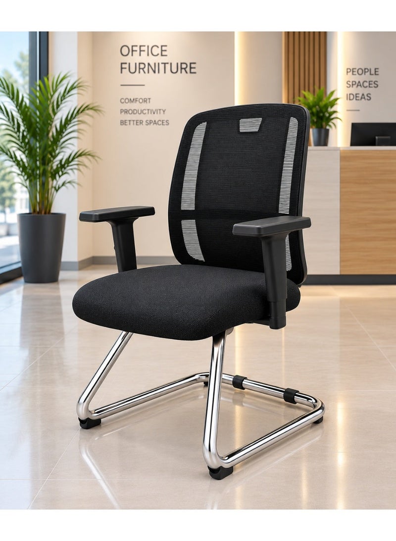 Rama Office Furniture RAMA® 801B Reception & Waiting Chair – Modern Office Guest Chair. - Image 2